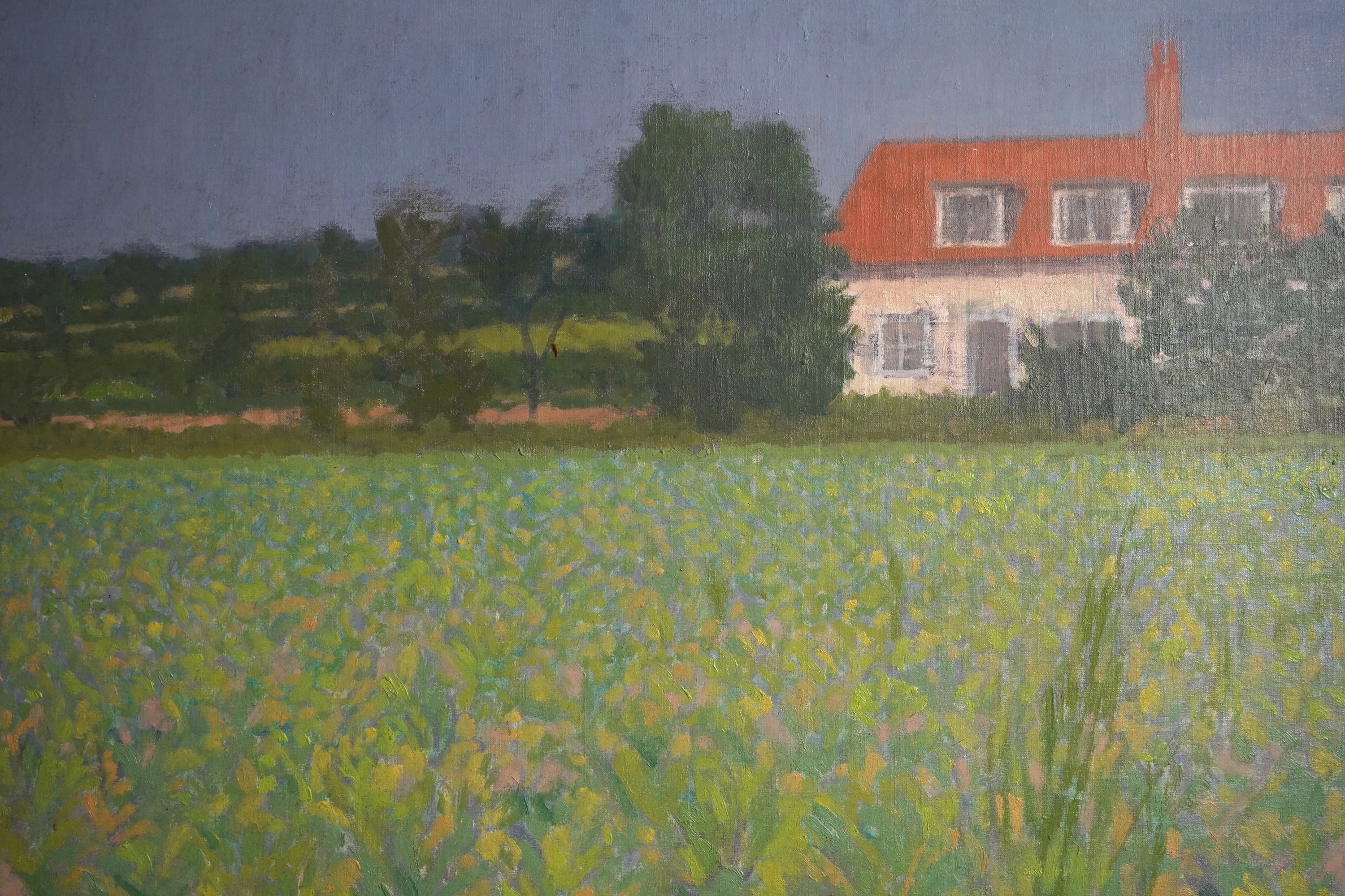 Robert Buhler RA, 1916-1989, A house in a landscape